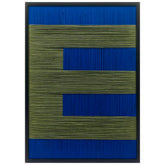 Chromatic Balance - Contemporary Artistry Meticulously Crafted with Woven Threads